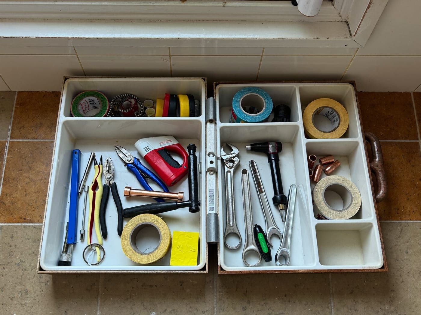 tools on site